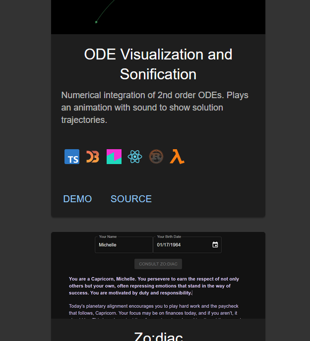 Old Personal Website
